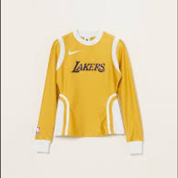 NIKE X AMBUSH NBA COLLECTION LAKERS LONG SLEEVE TOP - Picture 3 of 4